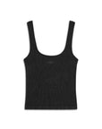 Anthracite Printed Detail Crop Top