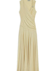 Yellow Accessory Detailed Maxi Dress