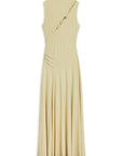 Yellow Accessory Detailed Maxi Dress