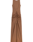 Cinnamon Backless Maxi Dress