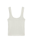 Ecru Printed Detail Crop Top