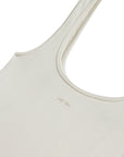Ecru Printed Detail Crop Top