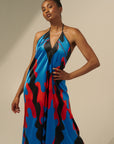 The Sharon Keyser Collection - New Dawn 1 Halter Neck Backless Dress