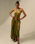 The Sharon Keyser Collection - New Dawn 2 Halter Neck Backless Dress