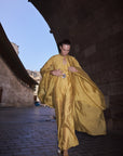 Yellow Metal Accessory Overalls