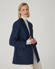 Pienza Navy Blue Women's Blazer Jacket