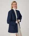 Pienza Navy Blue Women's Blazer Jacket