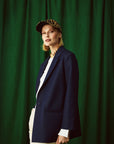 Pienza Navy Blue Women's Blazer Jacket