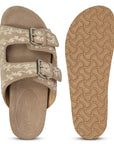 Future Brands Group Beige Angela Flat Sanda - Porterist 6