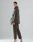 Safari Multi-Pocket Leather Jacket – Mocha
