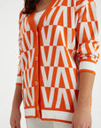 Orange Knitwear Cardigan Fınal Item - Porterist 4