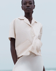 Sand Dune Button Top