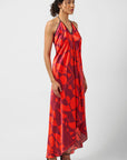 The Sharon Keyser Collection - Red Carpet Halter Neck Backless Dress