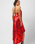 The Sharon Keyser Collection - Red Carpet Halter Neck Backless Dress