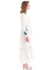 Embroidered Tassel Detailed Layered Dress Ecru Ky B Fınal Item - Porterist 1