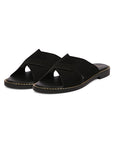 Vivi Blu - Blossom Flats Footwear - Black