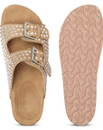 Future Brands Group Beige Riena Flat Sanda - Porterist 4