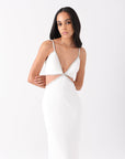 Luna White Midi Dress | Porterist