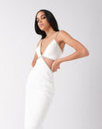 Luna White Midi Dress | Porterist