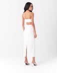 Luna White Midi Dress | Porterist
