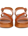 Vivi Blu Nasrin Wedges Footwear Cognac