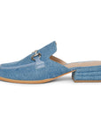 Savannah Flat Mules Denim