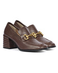 Saint G - Isha - Heeled Loafers - Coffee