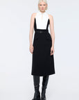 Belted Black Tuxedo Dress - Porterist 1
