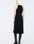 Belted Black Tuxedo Dress - Porterist 2