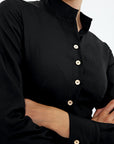 Alice Long Sleeve Black Dress