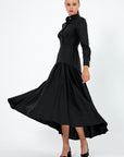 Alice Long Sleeve Black Dress