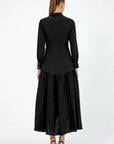 Alice Long Sleeve Black Dress