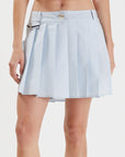 Baby Blue Pleated Shorts