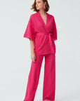Wide Leg Pink Pants Fınal Item - Porterist 1