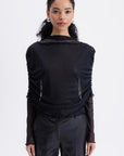 Black Tulle Cape Blouse - Porterist 4