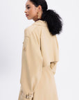 BSL Camel Oversized Lined Trench Coat  - Porterist 2