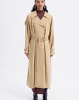 BSL Camel Oversized Lined Trench Coat  - Porterist 3