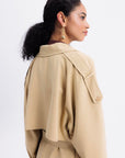 BSL Camel Oversized Lined Trench Coat  - Porterist 6