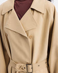 BSL Camel Oversized Lined Trench Coat  - Porterist 7