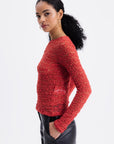 Coral Tulle Lace Top  - Porterist 3