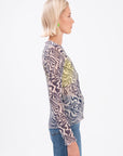 Navy Blue Long Sleeve Tulle Body - Porterist 4