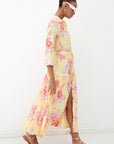 Yellow Three Quarter Sleeve Shirt Dres - Porterist 4