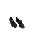 Maria Double Strip Embroidered Ballet Flat - Porterist 1