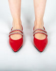 Scarlett Red Gem Flat - Porterist 3