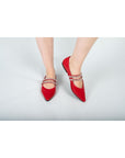 Scarlett Red Gem Flat - Porterist 1