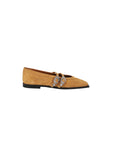 Vanessa Western Buckle Ballerina Loafers Yellow - Porterist 2