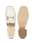 Saint G - Julia Heel Loafers Footwear - Off White