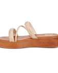 Vivi Blu Ren Flats Footwear Champagne