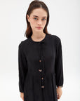 Tassel Detailed Crewneck Dress Black Ka A Fınal Item - Porterist 4