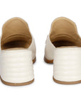 Saint G Julia Heel Loafers Footwear Off White